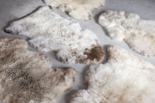Premium Natural Sheepskin Rug – Mottled Finish