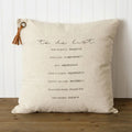 Decorative “To‑Do List” Throw Pillows – Set of 2