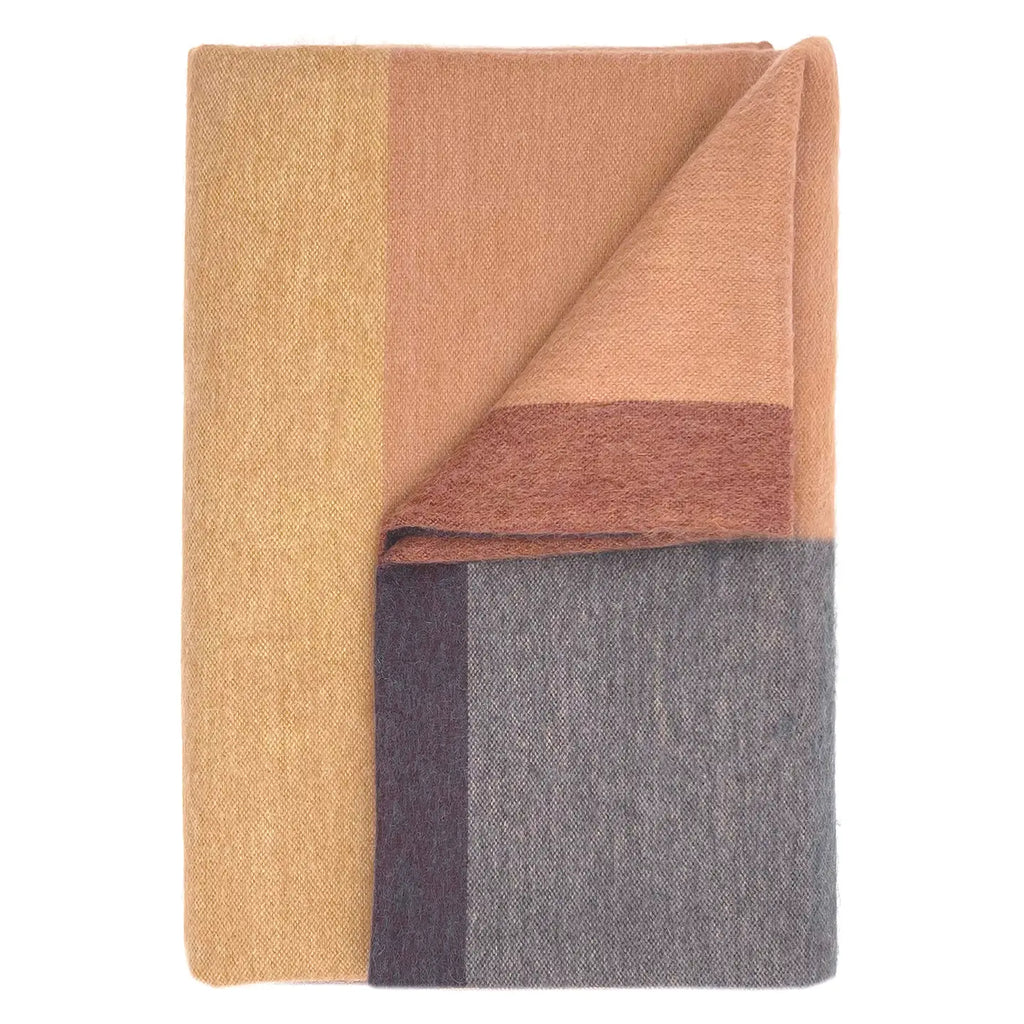 Handcrafted Alpaca Throw Blanket – Earth‑Tone Design, Ethically Made