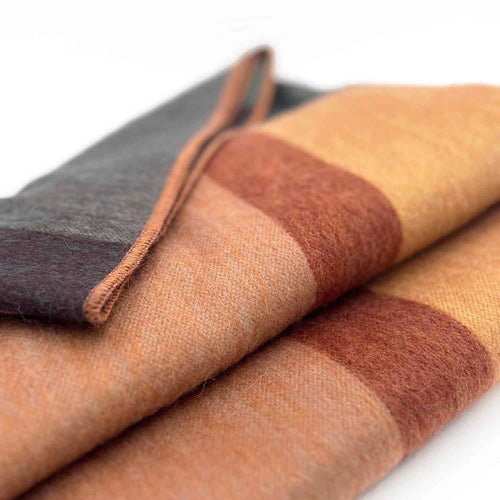 Handcrafted Alpaca Throw Blanket – Earth‑Tone Design, Ethically Made